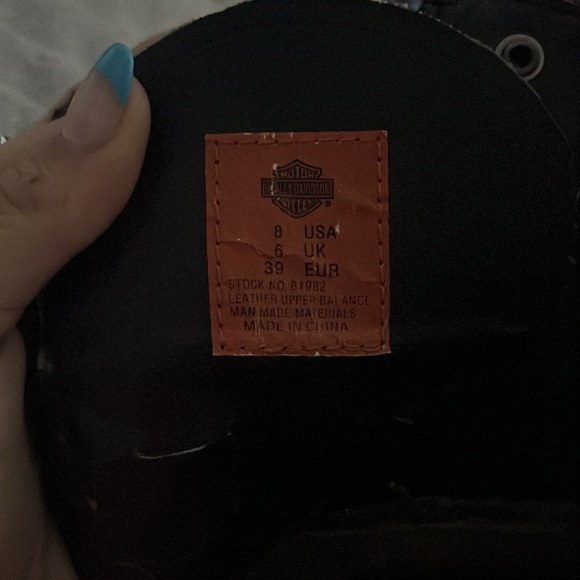 Harley Davidson short Leather boots - Picture 2 of 6